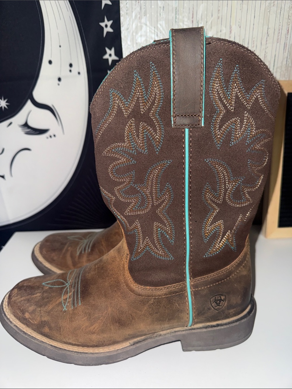 Ariat teal Boots